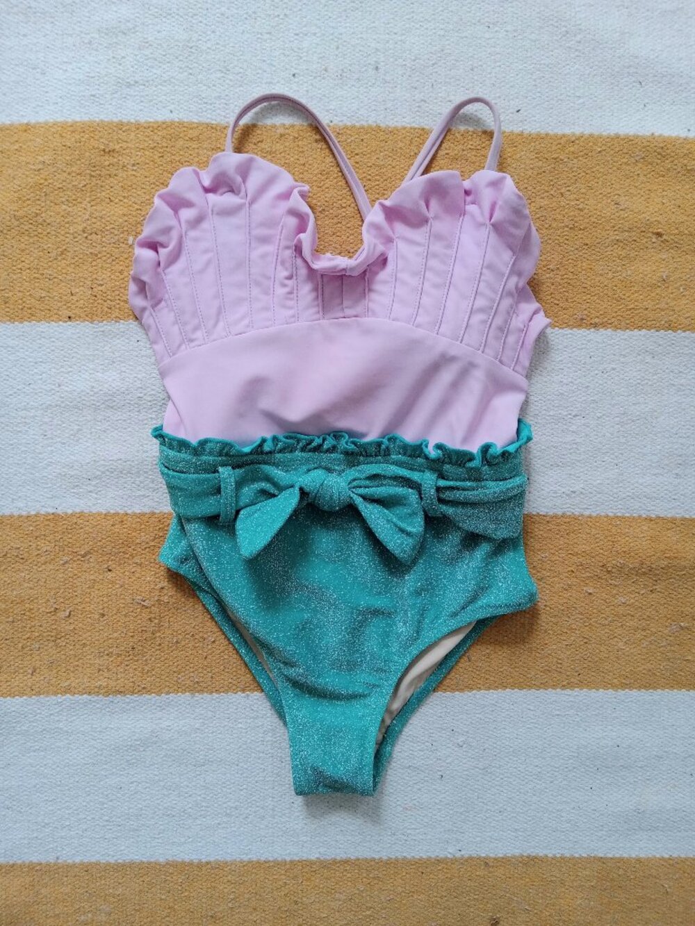 Shade Critters mermaid glitter swimsuit size 6